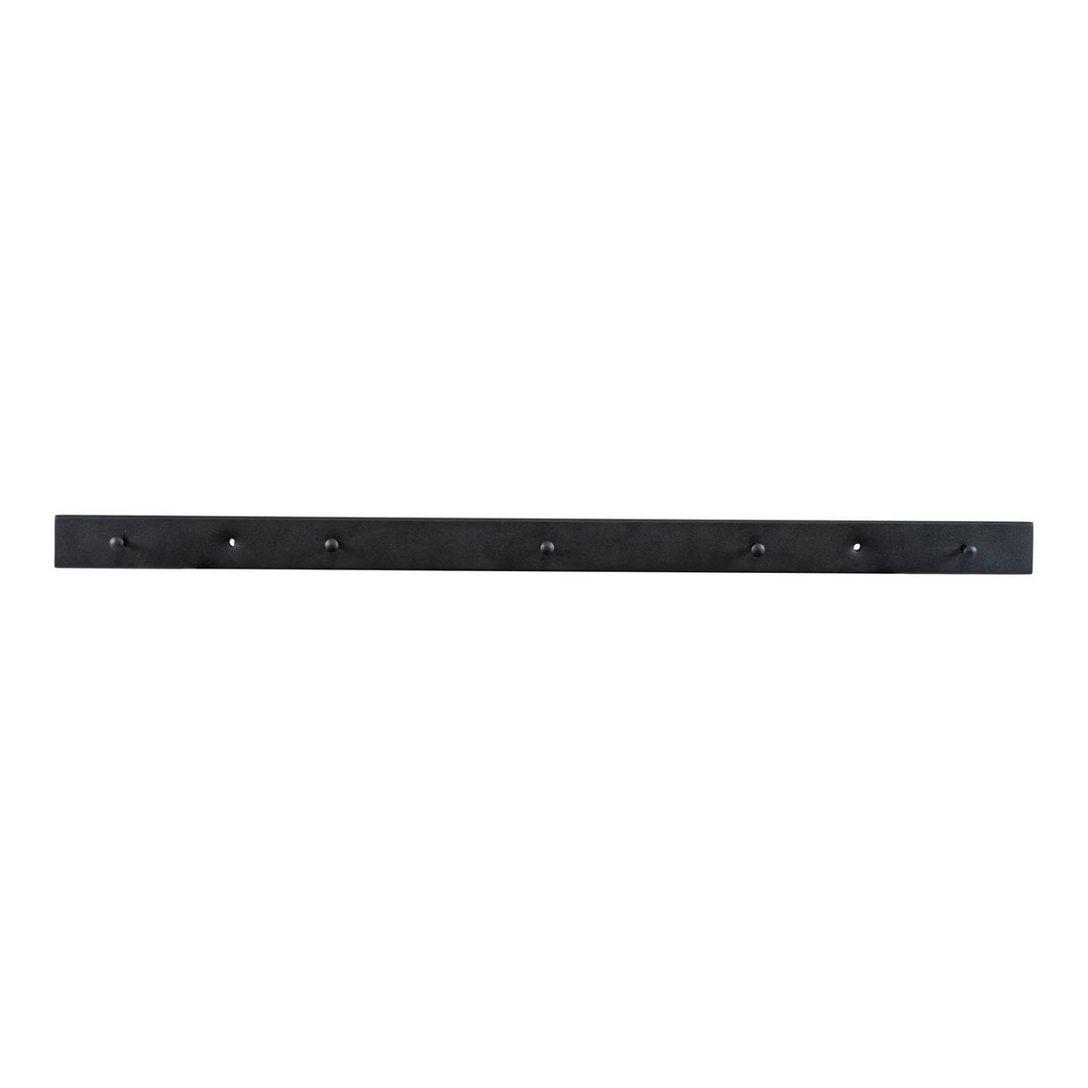 Porte-manteau Vita noir, vue de face sur mur blanc