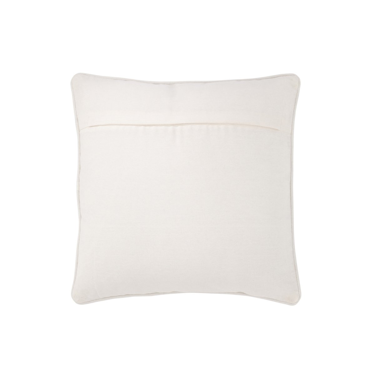 Coussin J-Line Milano blanc, en situation dans un salon moderne