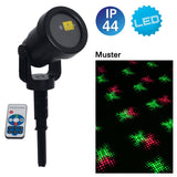 Laser extérieur espion avec projecteur, brochette en plastique, coloré, avec LED intégrée, projecteur pour l'extérieur