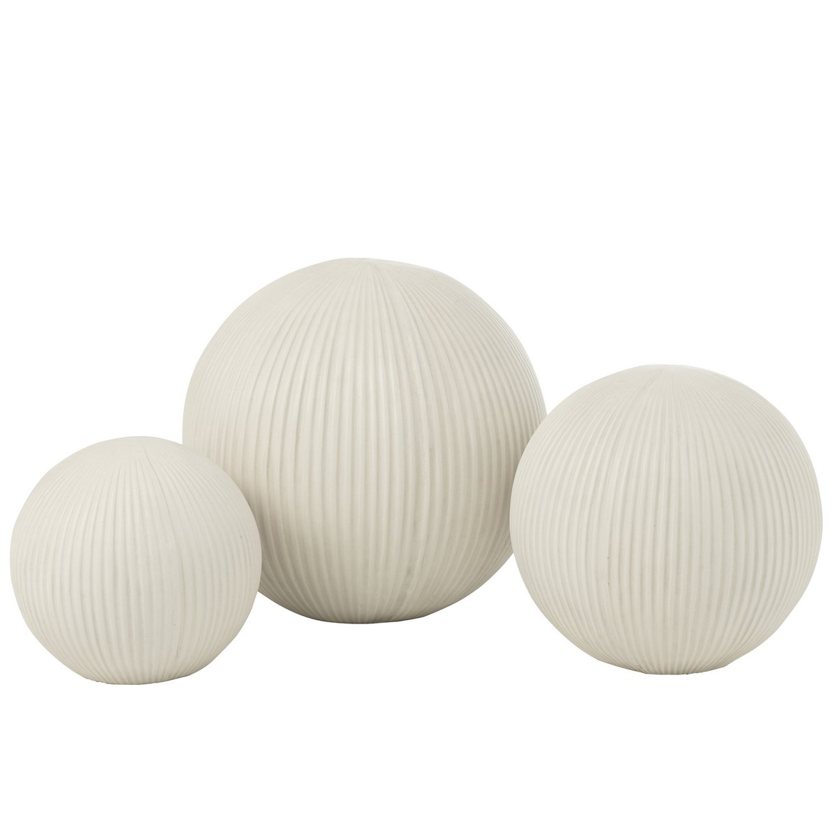 Vase J-Line en céramique blanc, grand modèle avec finition lisse.