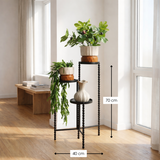 Support pour plantes Salvo Noir