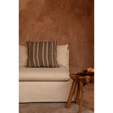 Housse de Coussin The Nordic Stripe - Noir Naturel - 50x50