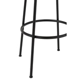 Détail de la chaise de bar Neo J-Line, accent sur le design industriel
