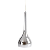 Le pendentif "vaso", lampe à indice en métal et en verre fumant en anthracite, socket E27, pour salle à manger, salon, salle ou bureau, avec un Øvon 16 cm