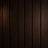 Lampe de table rechargeable en bois d'hévéa marron foncé