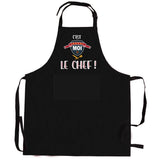 Tablier de cuisine Le chef recyclé Noir 72 x 90