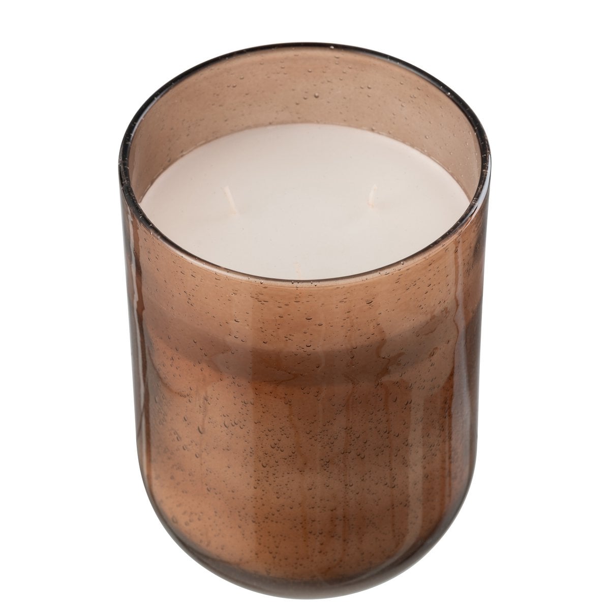 Bougie J-Line Li-Ly Land sur une table décorée, ambiance chaleureuse