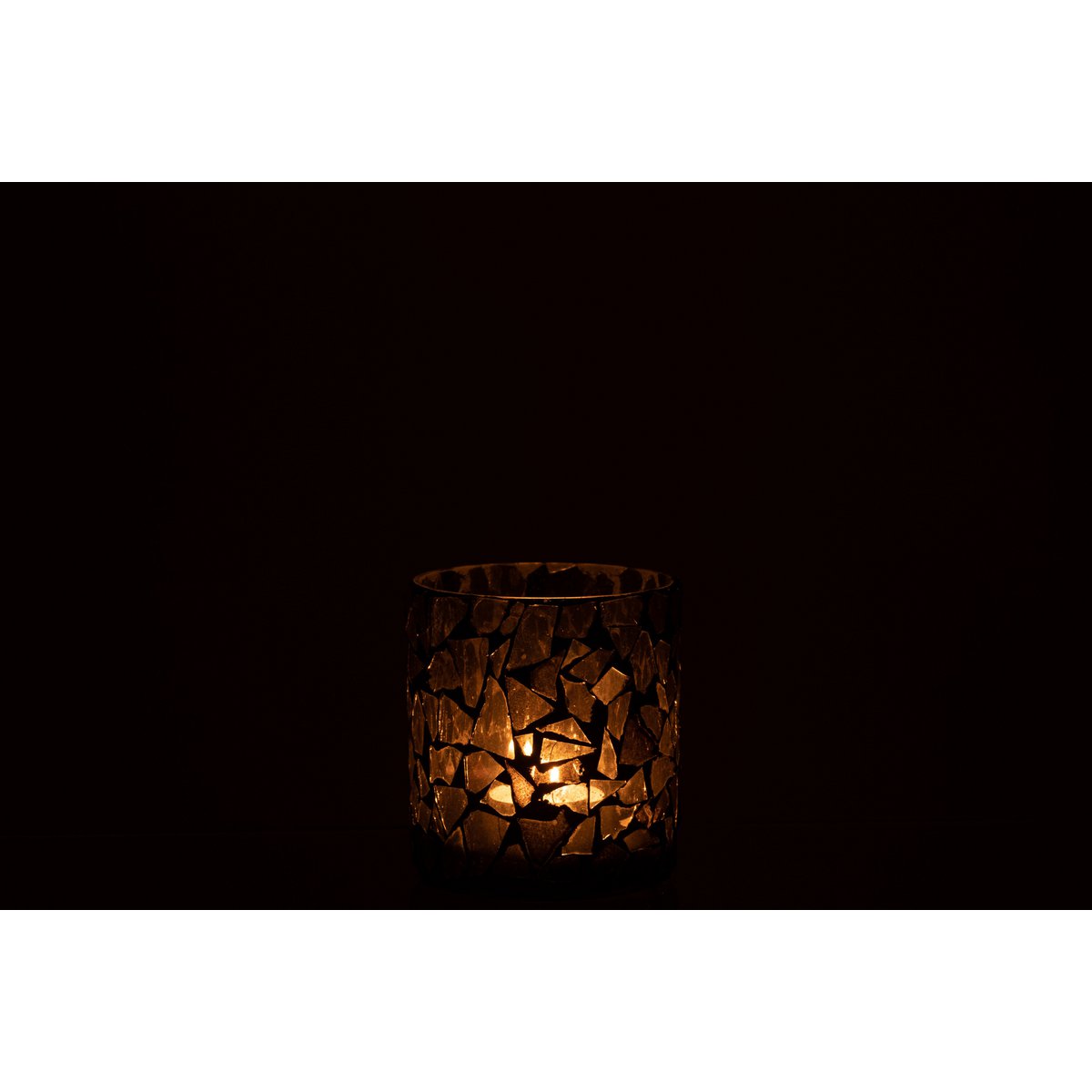 Bougeoir J-Line Mosaic, ambiance salon