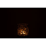 Bougeoir J-Line Mosaic, ambiance salon
