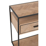 Console J-Line Zigzag dans un salon moderne