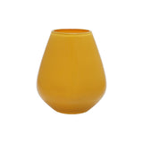 Vase Tasman S en verre jaune vif