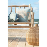 Lot de 2 paniers J-Line Dantya boule - jute - naturel