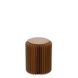 Pouf chameau en papier pliant J-Line, couleur marron, design moderne