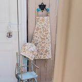 Tablier de cuisine et toque en coton bio Pandi Naturel 52 x 63
