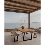 Banc avec des jambes de fer - Natural - 280