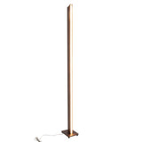 Lampadaire LED "Madera" h: 152cm naturel