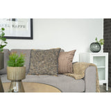Coussin Ely en coton et polyester, détail du tissage texturé