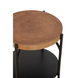 Table d'appoint Bio J-Line, vue latérale avec décor