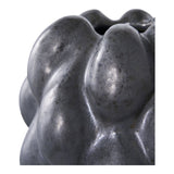 Vase en céramique noir, vue latérale