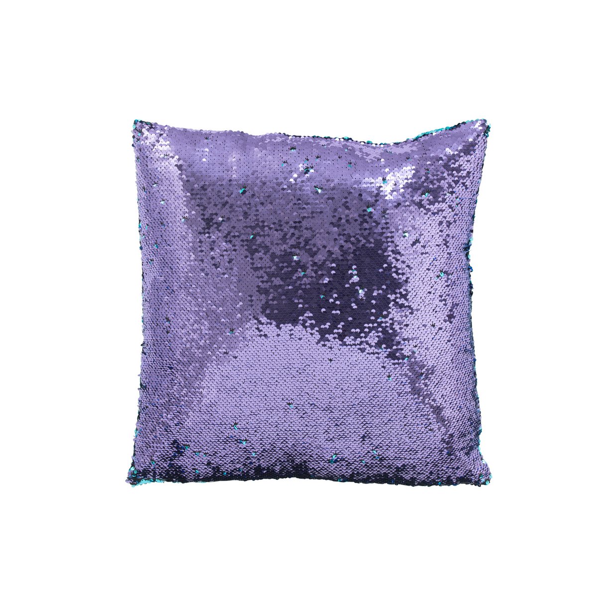 Détail des paillettes du coussin J-Line, texture élégante
