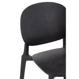 Vue rapprochée de la texture plastique de la chaise J-Line
