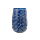 Bougie parfumée Mia Mosaic J-Line en bleu, vue de face