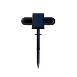 Spotlights solaires LED "Paco" pour la zone extérieure avec une LED, solaire et broche intégrée en permanence en plastique en noir, hauteur 31,9 cm