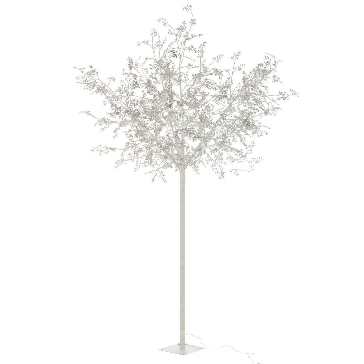 Vue d'ensemble des feuilles d'arbre décoratives dans un salon moderne