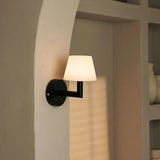 Applique murale rechargeable en bois noir Ted