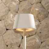 Lampe de table rechargeable blanche Ava