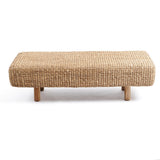 Le banc en jacinthe d'eau