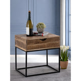 Cabinet de nuit Boîte de nuit en bois 45x45x35cm