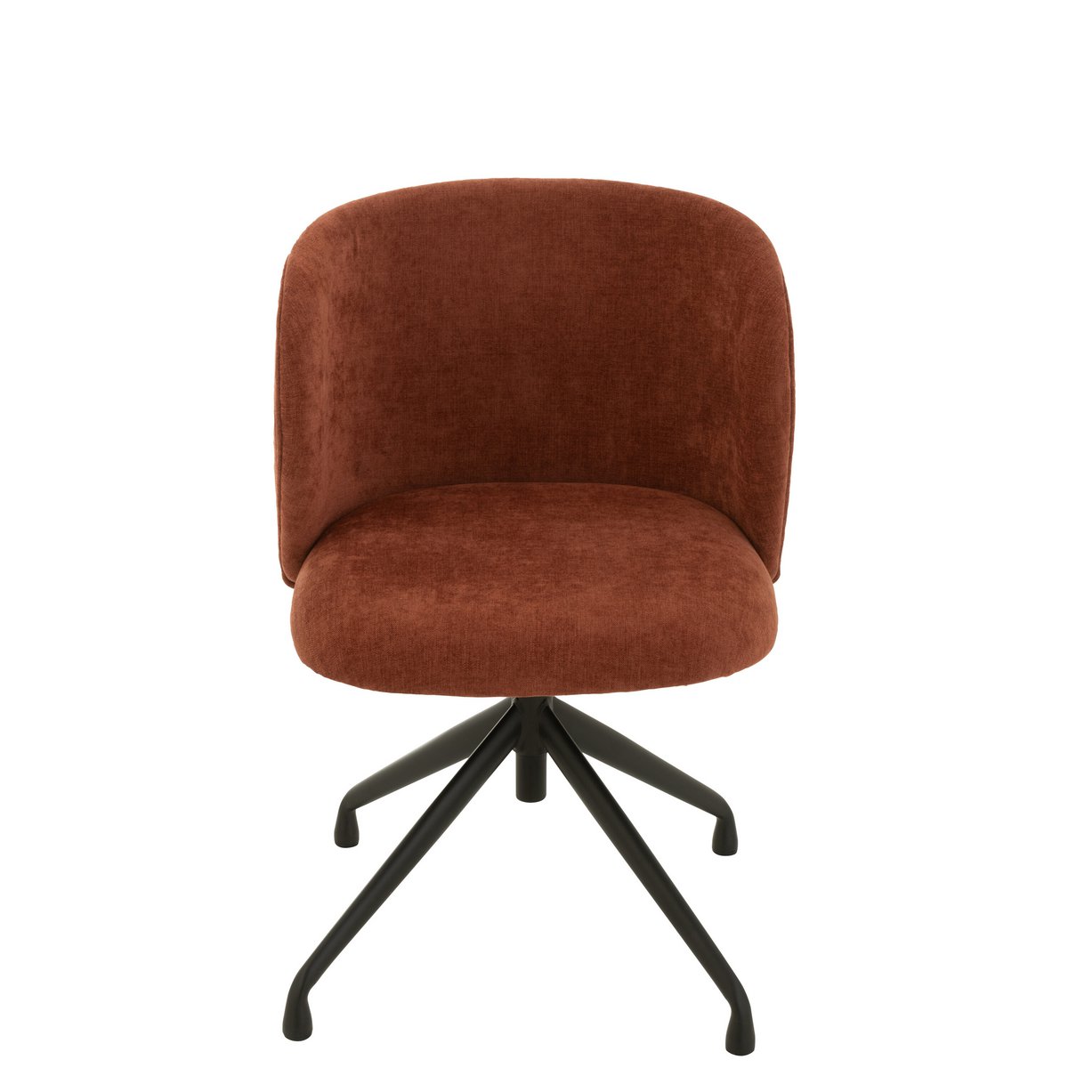 Chaise J-Line Turn/Up/Down Textile Bordeaux vue avant, design élégant.