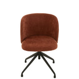 Chaise J-Line Turn/Up/Down Textile Bordeaux vue avant, design élégant.