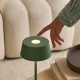 Lampe de table rechargeable verte Hugo Sage