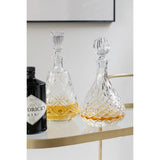 Carafe J-Line Anna en verre transparent vue de face