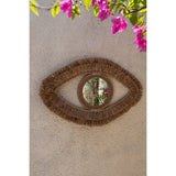 Le Miroir Yeux en Raphia - Naturel - M