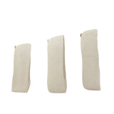 Supports muraux en papier mâché blanc - mise en scène dans un salon moderne
