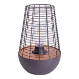LED DECOL LED 27 cm de haut, en métal en noir, fermement construit - DED, décoration pour l'extérieur