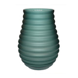 Vase en verre vert satin Kotto Ø23,5 cm