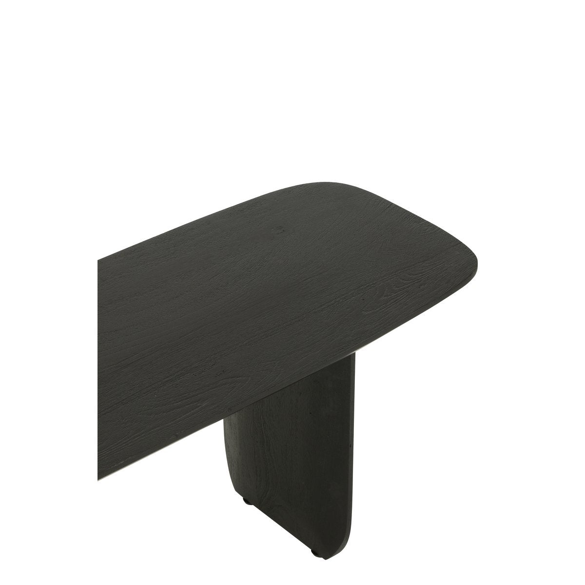 Canapé J-Line en bois d'acacia noir, vue de dessus