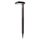 SPIT décorative solaire "Sigi", 79 cm de haut, plastique, noir, LED intégrée, blanc chaud