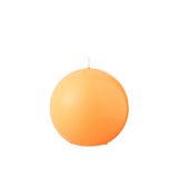 Bougie Boule Cire Fluo Orange J-Line, design moderne et élégant