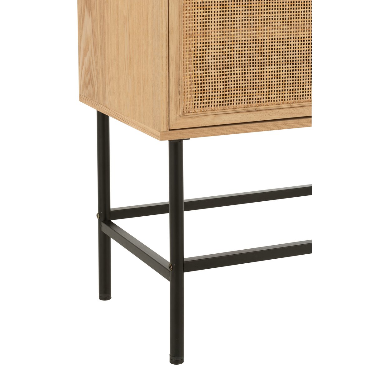 Cabinet J-Line avec des livres et objets de décoration