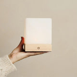 Lampe en bois sans fil marron clair Yce