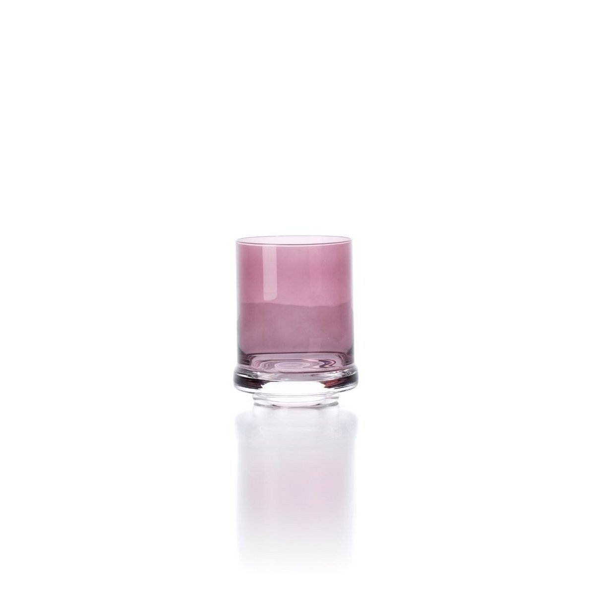 Gobelet DOF violet en verre, élégant et artisanal