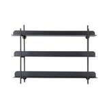 Support mural richesse Tres en fer noir, design contemporain