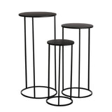 Ensemble de tables d'appoint Quinty Noir