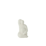 Sculpture Venus en ciment blanc - vue latérale mettant en valeur son design