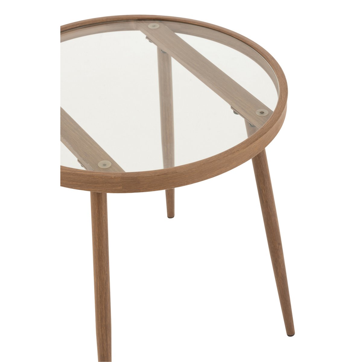 Table d'appoint J-Line Round, vue en situation dans un salon
